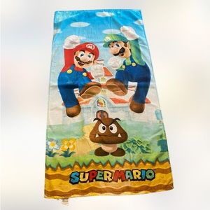 Nintendo super Mario bros Luigi peach beach bath towel